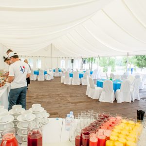 оформление шатров для банкета