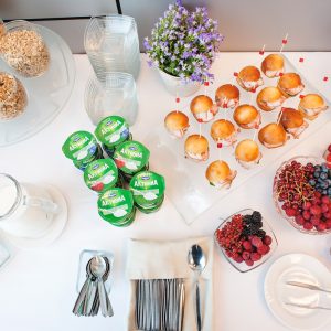 ягоды с мюсли