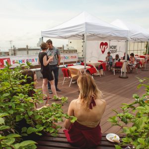 кейтеринг на крыше