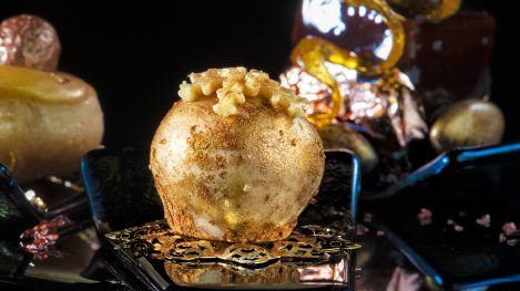 золотой десерт для фуршета