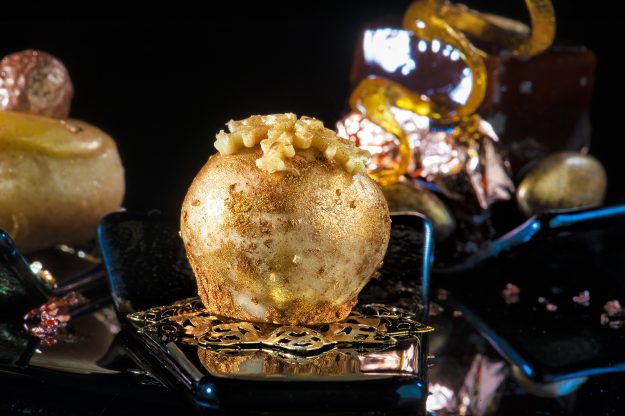 золотой десерт для фуршета
