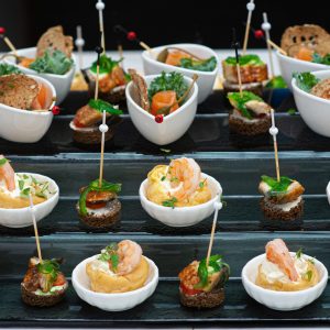 Профитроль с креветкой Профитроль с креветкой